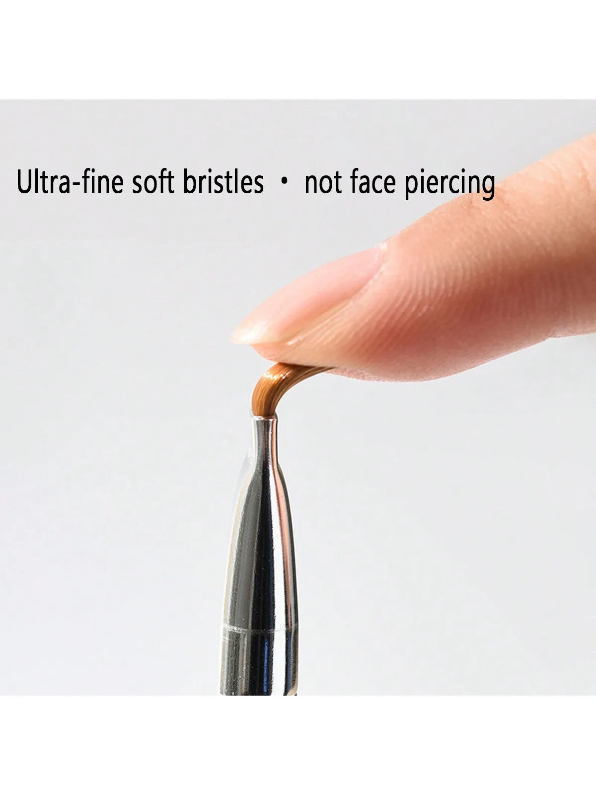 2pcs Concealer Brush Sponge Double Head Spot Brush Black Eye Eyeliner Tear Furrow Brush Makeup Brush Convenient For Beginners