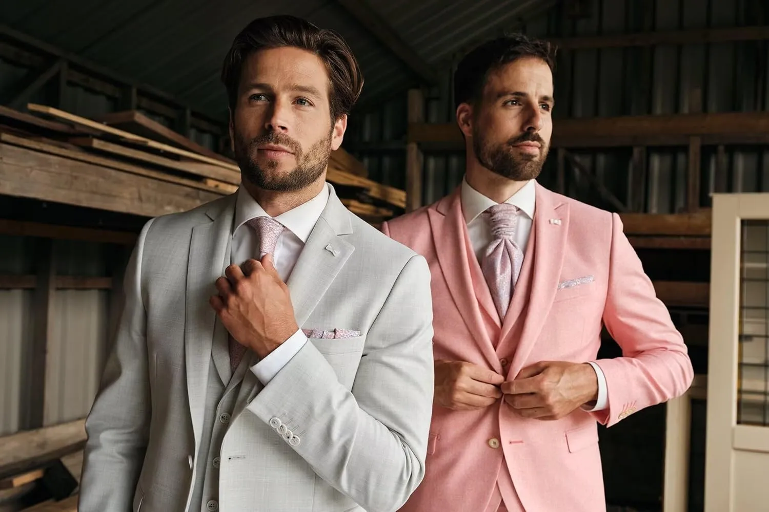 3 Piece Mens Suit Regular Fit Wedding Suit Prom Formal Suits for Men Business Suits Jacket Vest Pants Set