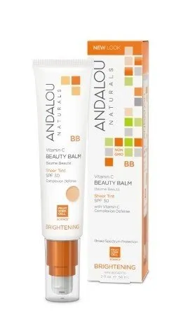 Andalou Naturals All in One Beauty Balm Sheer Tint with SPF 30 2 oz Liquid