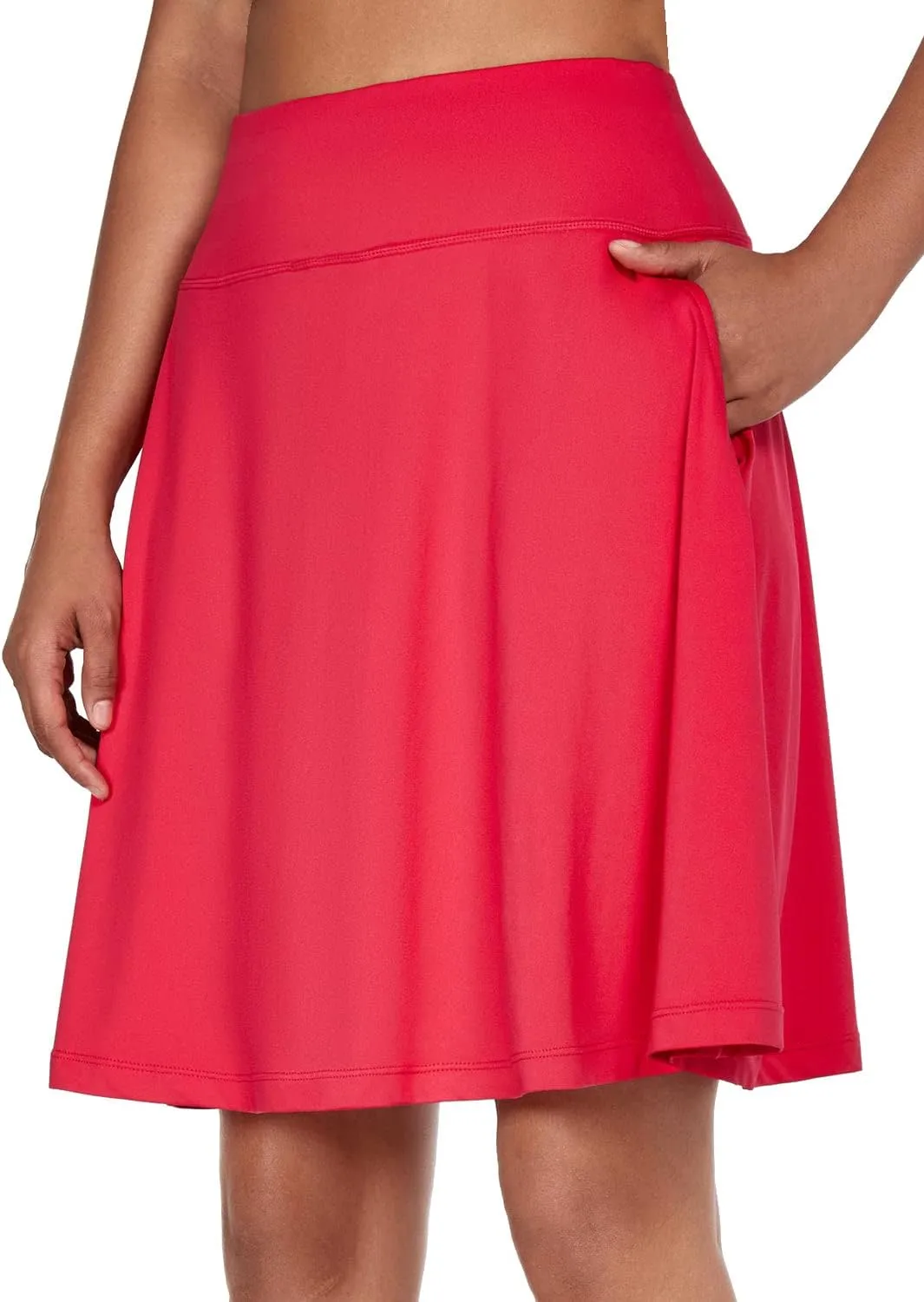 baleaf Women's Skorts Skirts 20" Knee Length Long Golf Sports Casual Skirts Modest with Pockets