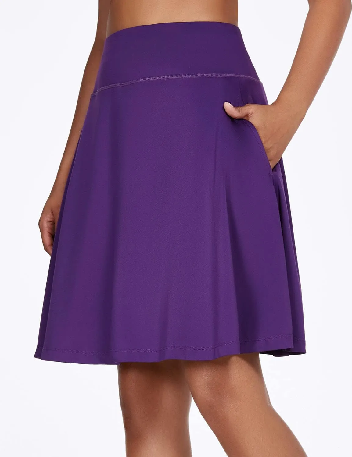 baleaf Women's Skorts Skirts 20" Knee Length Long Golf Sports Casual Skirts Modest with Pockets