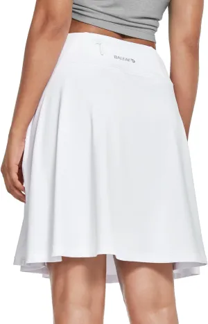 baleaf Women's Skorts Skirts 20" Knee Length Long Golf Sports Casual Skirts Modest with Pockets