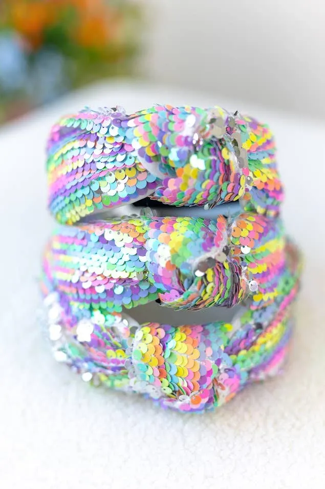 Beaded Headband - Colorful Cascade