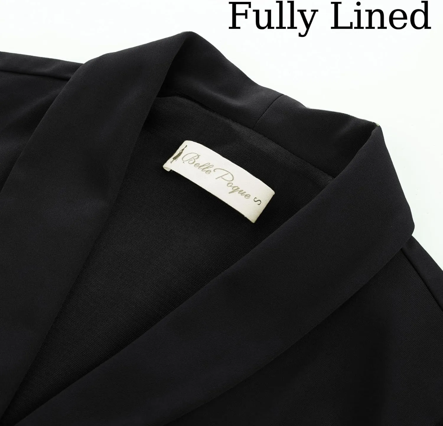 Belle Poque Women's Vintage Vest Top Lapel Collar Button Down Waistcoat V Neck Peplum Dressy Suit Vest for Shirts