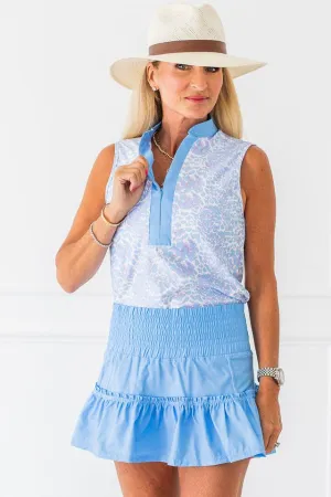 Birch Top Print - Tropics
