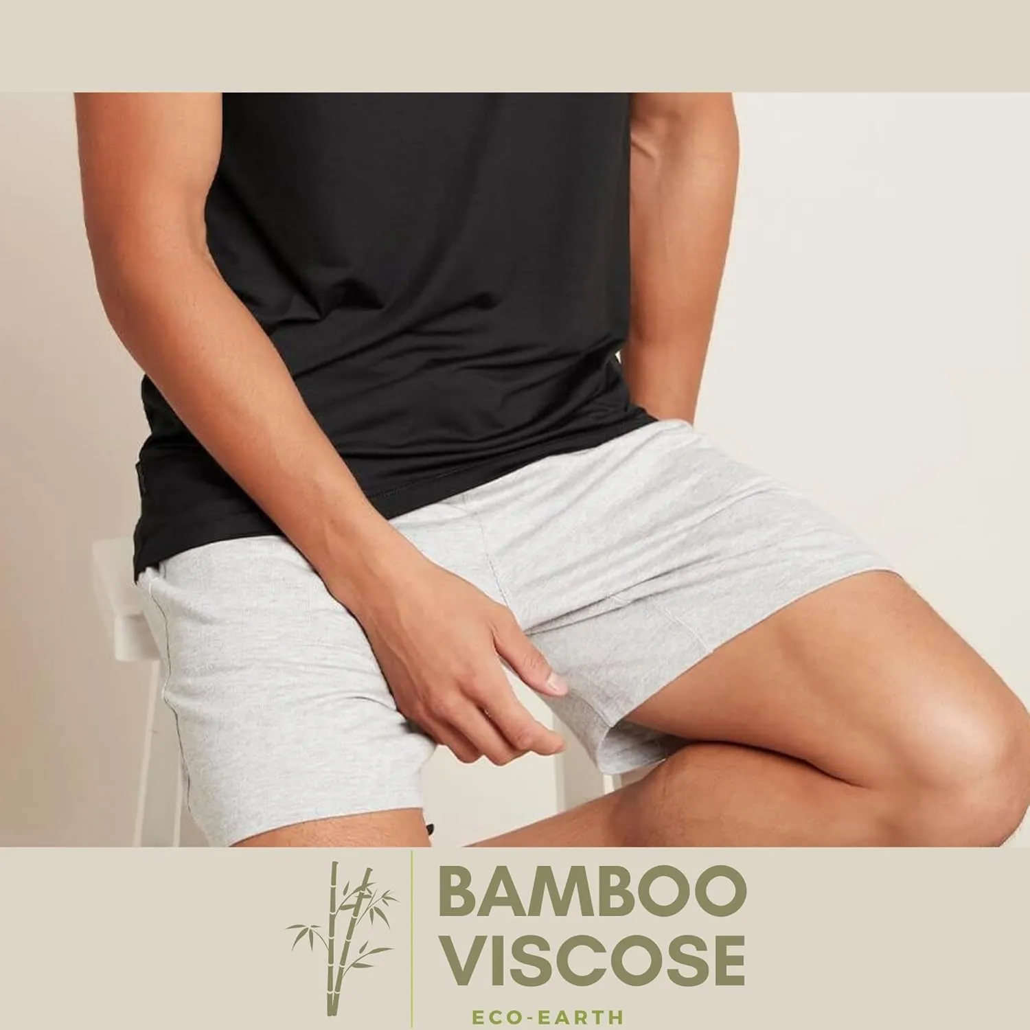 Boxers for Men Viscose from Bamboo Men's Underwear Boxer Shorts Breathable Mens Boxer, Loose Fit, Knit Pack