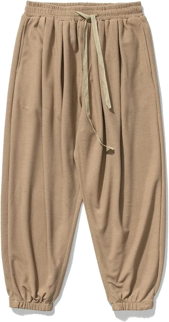 Chinese Style Loose Plus Size Harem Pants Spring Harajuku Casual Sports Trousers Men Sweatpants Joggers Male