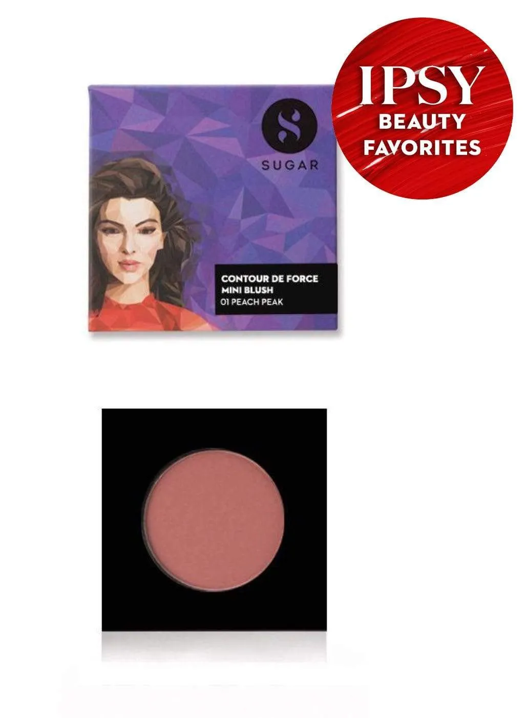 Contour De Force Mini Blush - 01 Peach Peak