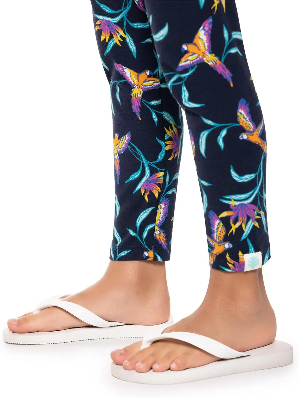 Coolibar UPF 50  Girl's Monterey Summer Leggings - Sun Protective