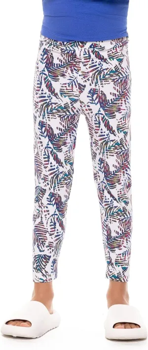 Coolibar UPF 50  Girl's Monterey Summer Leggings - Sun Protective