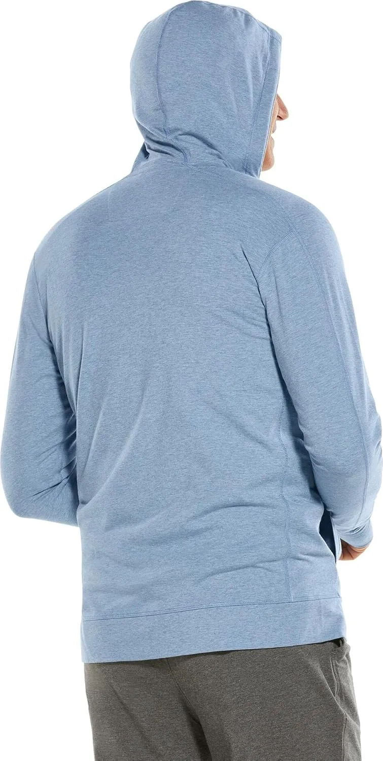 Coolibar UPF 50  Men's LumaLeo Full Zip Hoodie - Sun Protective