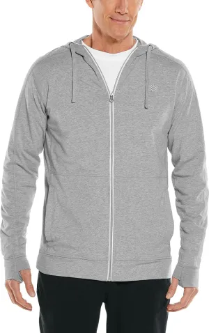 Coolibar UPF 50  Men's LumaLeo Full Zip Hoodie - Sun Protective