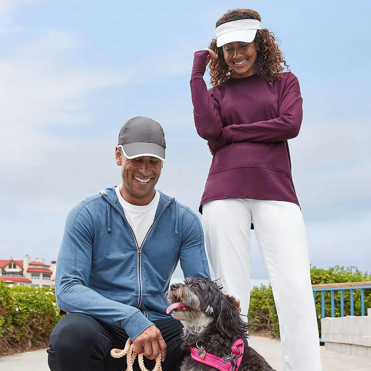 Coolibar UPF 50  Men's LumaLeo Full Zip Hoodie - Sun Protective