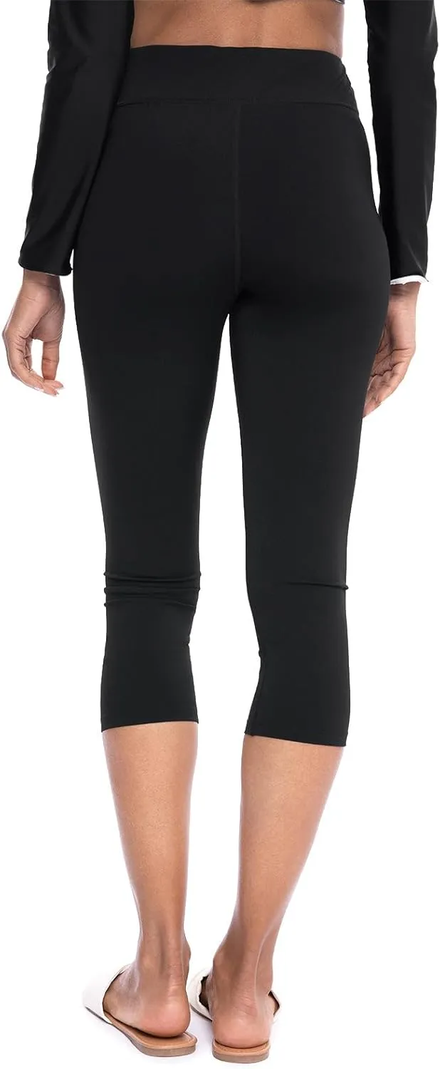 Coolibar UPF 50  Women's Deep Water Swim Capris - Sun Protective