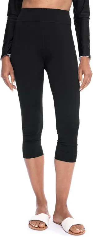 Coolibar UPF 50  Women's Deep Water Swim Capris - Sun Protective