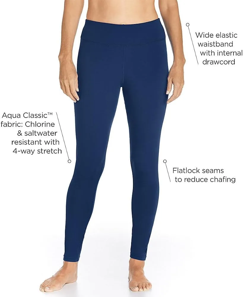 Coolibar UPF 50  Women's Deep Water Swim Tights - Sun Protective