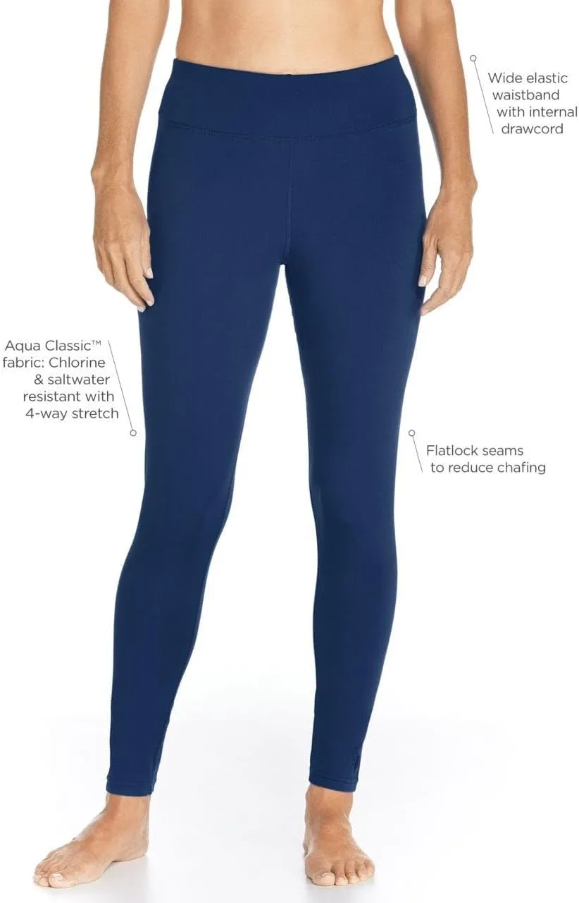 Coolibar UPF 50  Women's Deep Water Swim Tights - Sun Protective