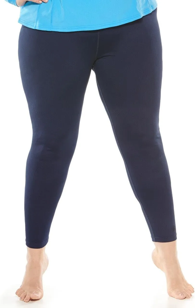 Coolibar UPF 50  Women's Deep Water Swim Tights - Sun Protective