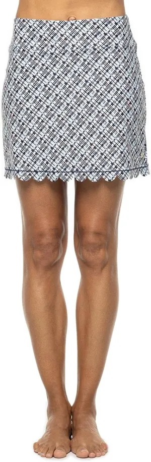 Coolibar UPF 50  Women's Sea Fan Scallop Skort - Sun Protective