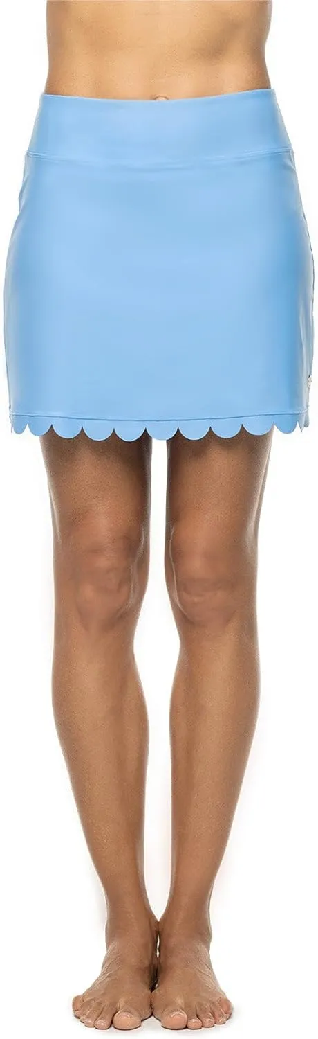 Coolibar UPF 50  Women's Sea Fan Scallop Skort - Sun Protective