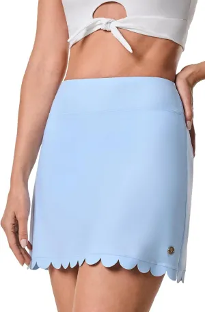 Coolibar UPF 50  Women's Sea Fan Scallop Skort - Sun Protective