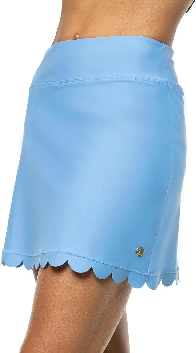 Coolibar UPF 50  Women's Sea Fan Scallop Skort - Sun Protective