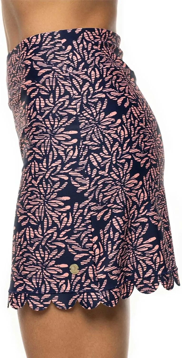 Coolibar UPF 50  Women's Sea Fan Scallop Skort - Sun Protective
