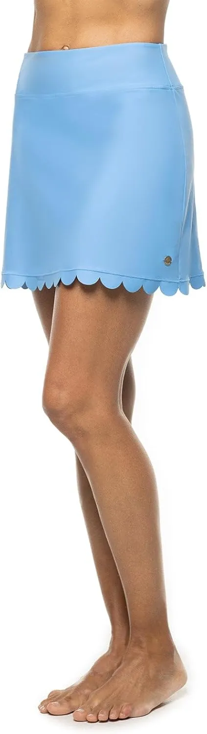 Coolibar UPF 50  Women's Sea Fan Scallop Skort - Sun Protective
