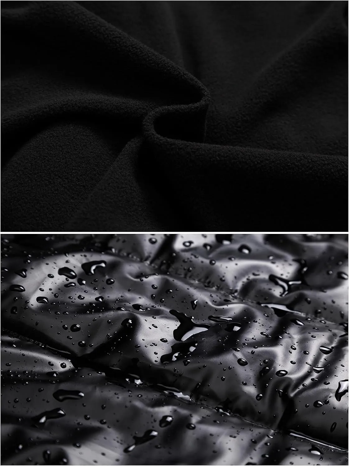CREATMO US Men's Big and Tall Winter Puffer Jacket Waterproof Bubble Coat Puffy Ski Parka With Hood