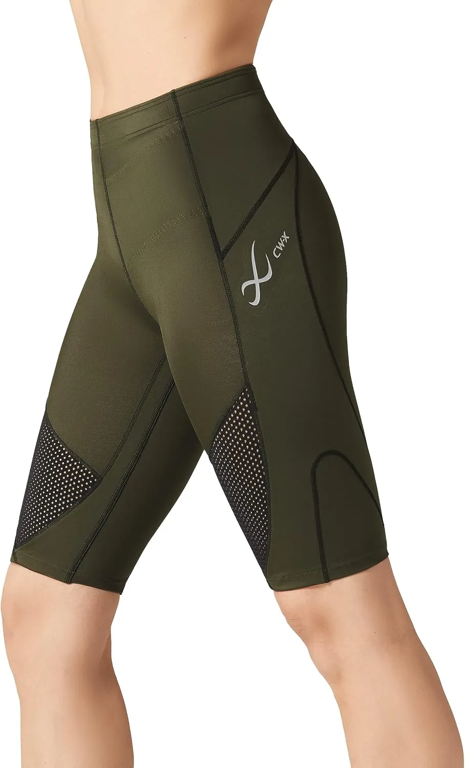 CW-X Women's Stabilyx Ventilator Joint Support Compression, Breathable Shorts for Running