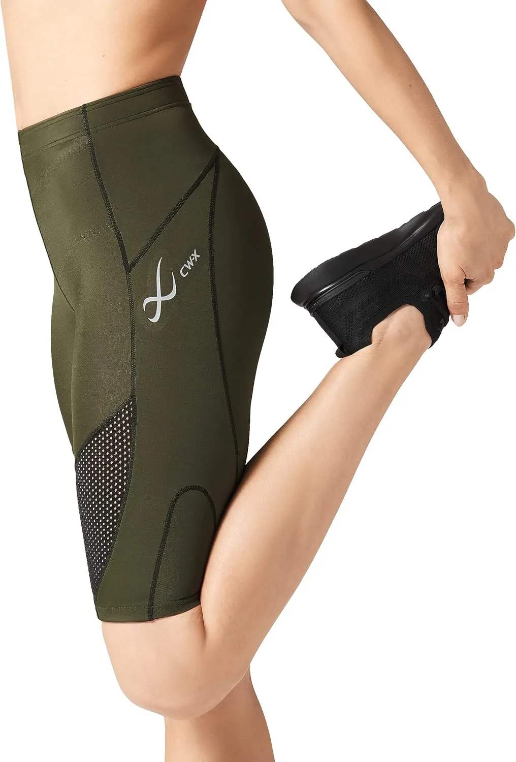 CW-X Women's Stabilyx Ventilator Joint Support Compression, Breathable Shorts for Running