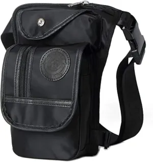 Drop Leg Bag for Men Military Tactical Thigh Pack Pouch Multifunctional Tactical Package Outdoor Hiking Thigh Bag 2-Black