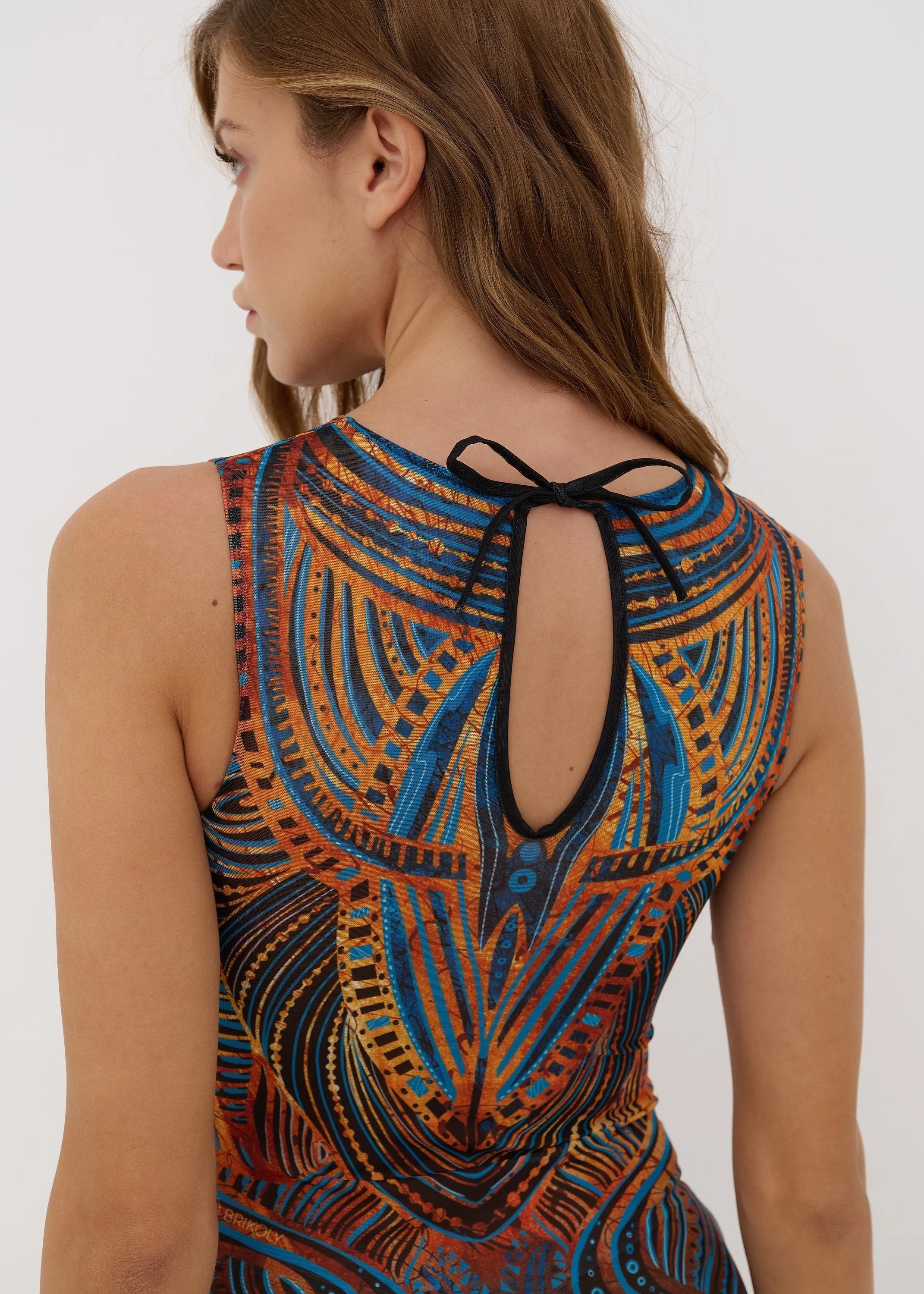 Egypt Smart Swimsuit SPF 50  Unique Tattoo One-Piece for Women