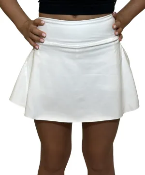 Girls Tennis Skort with Built in Shorts Lightweight Athletic Pickleball Skirt for Tweens Breathable Sports Skort