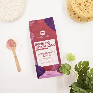 Happy Hippo Bubbling Epsom Soak || Pomegranate Acai