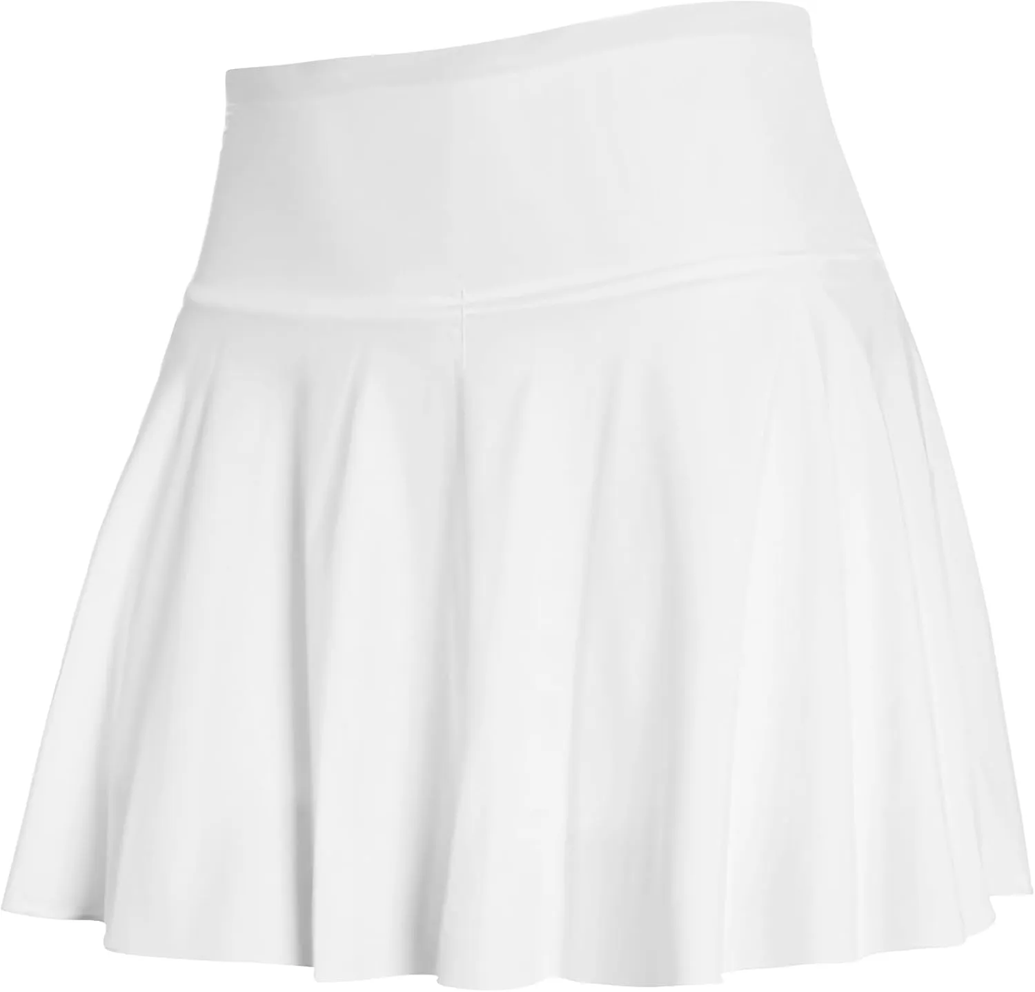 High-Waisted Black Tennis Skirt for Women, Athletic Skort with Shorts & Pockets, Breathable Nylon-Spandex Fabric, S-XXXL