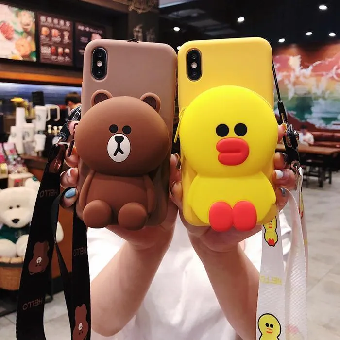 ¡¾Hot Sale Today! Up to 50% Discount!¡¿Cartoon Storage Phone Case For iPhone/Samsung