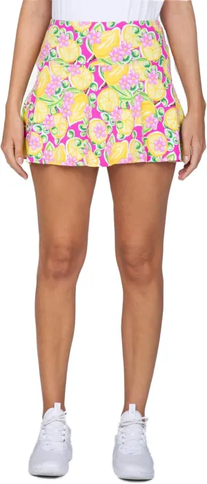 IBKUL Athleisure Wear Sun Protective UPF 50  Icefil Cooling Calista Print Swing Skort  22652