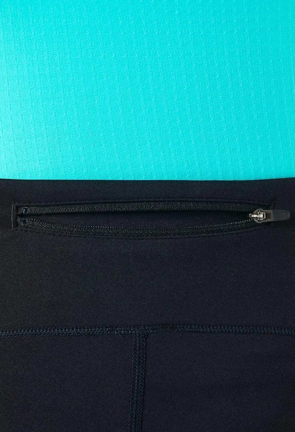 IBKUL Athleisure Wear Sun Protective UPF 50  Stain-Resistant Performance Leggings w Side & Back Zipper Pocket 75000