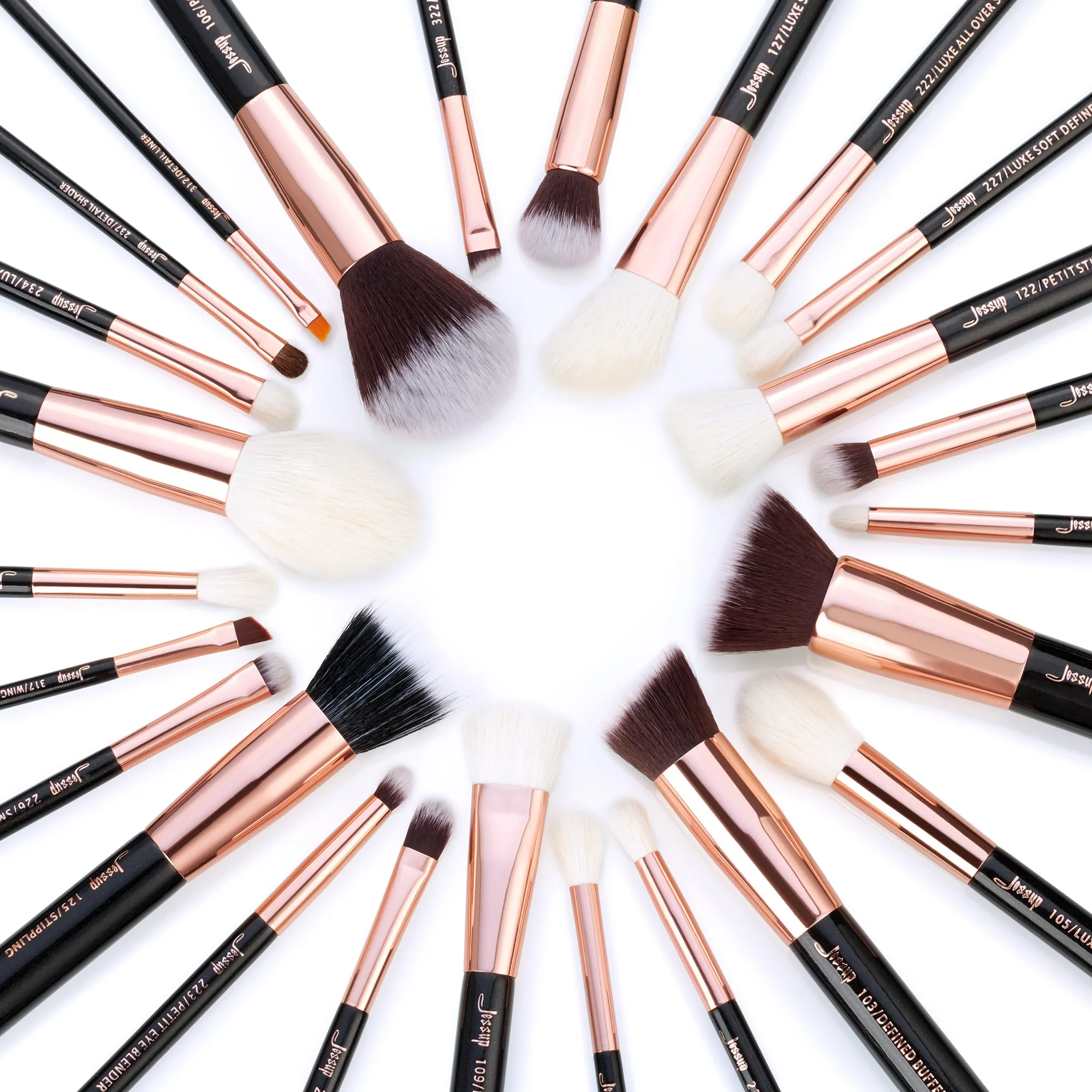 Individual Full Face Makeup Brush Set 25 Pcs T155