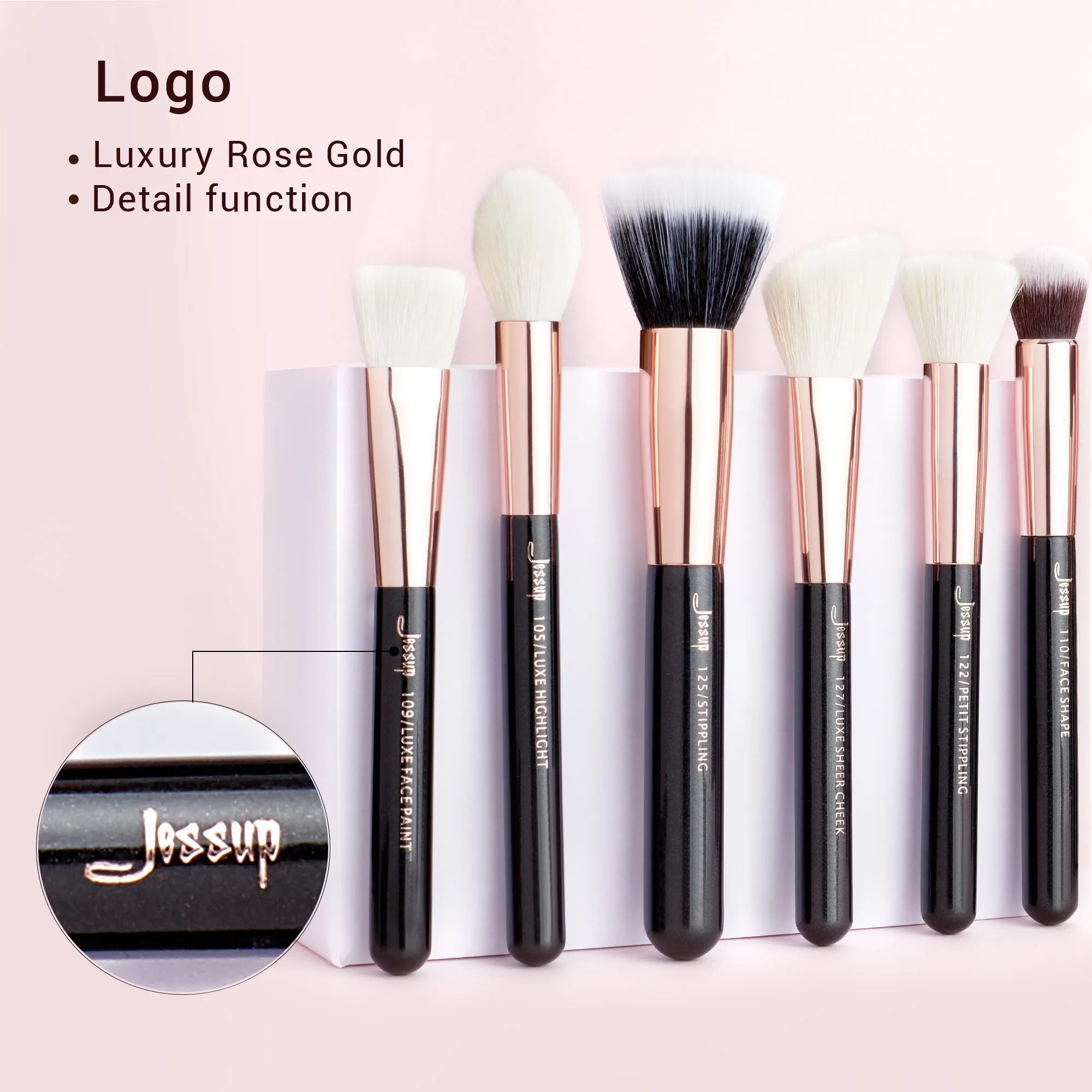 Individual Full Face Makeup Brush Set 25 Pcs T155