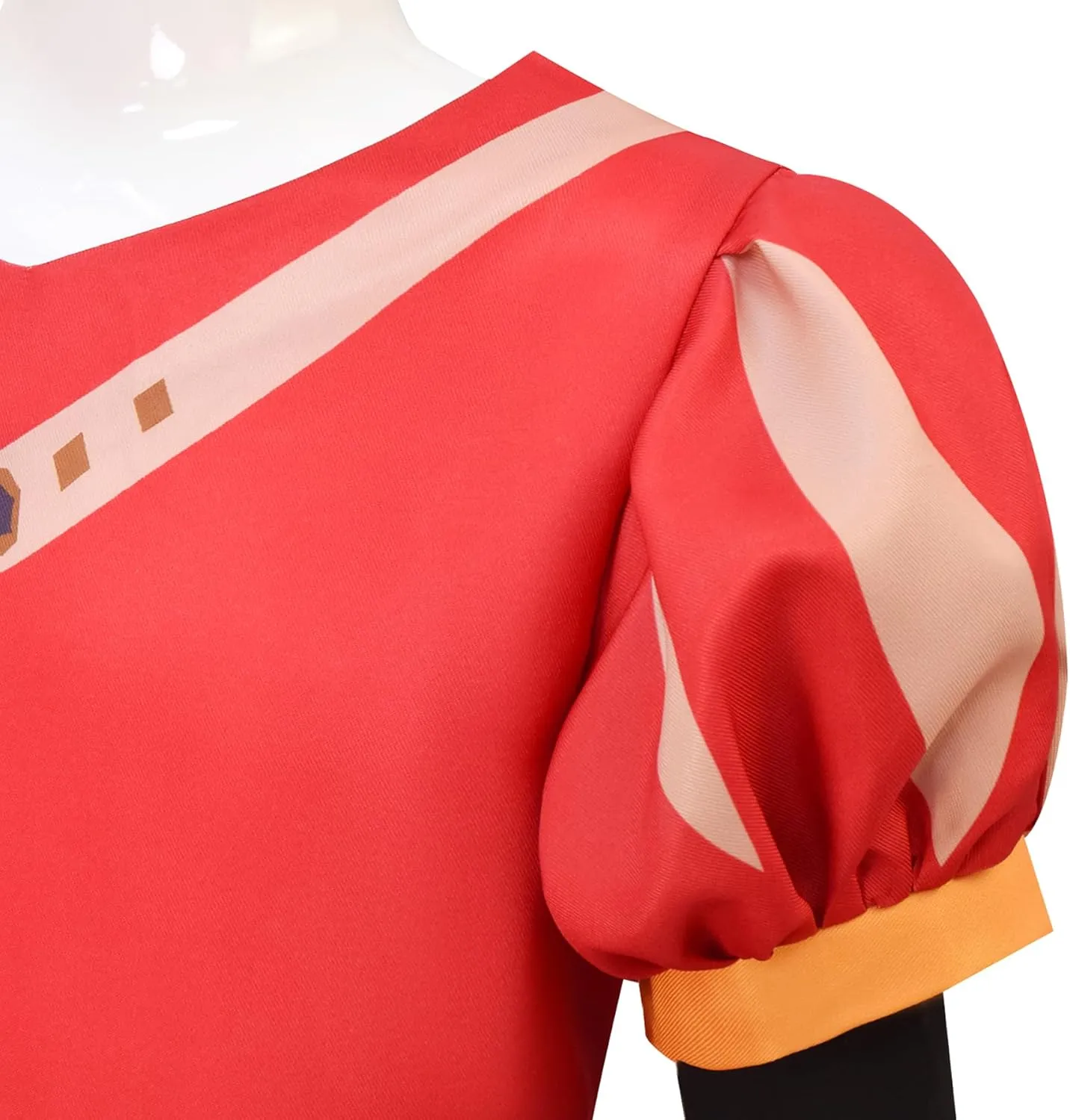 Kids Lord Farquaad Costume Red Cloak Tops Hat Belt Gloves Full Set King Farquaad Cosplay Wig for Halloween