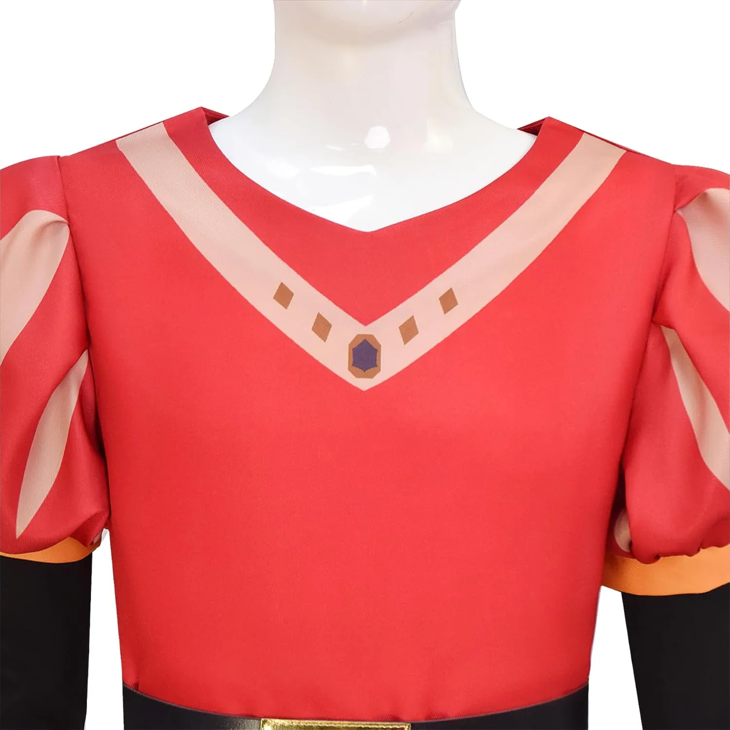 Kids Lord Farquaad Costume Red Cloak Tops Hat Belt Gloves Full Set King Farquaad Cosplay Wig for Halloween