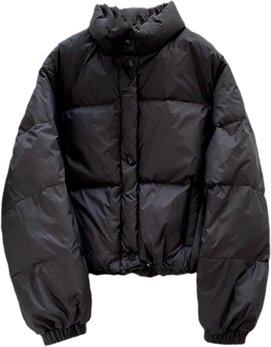 Loose Women's Parka Jackets Thicken Warm Winter Cold Coat Puffy Stand Collar Cotton Padded Jacket