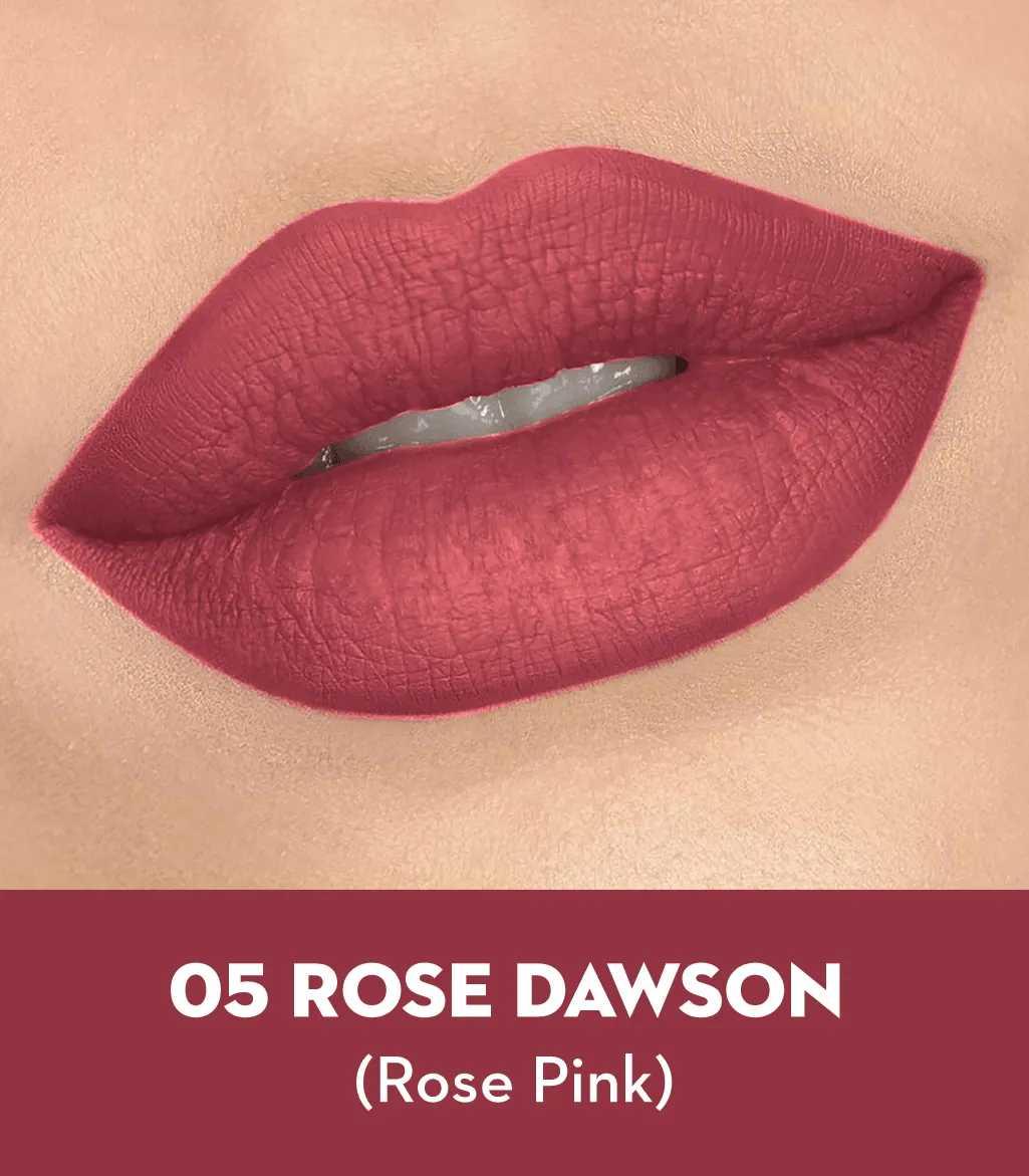 Matte As Hell Crayon Lipstick - 05 Rose Dawson