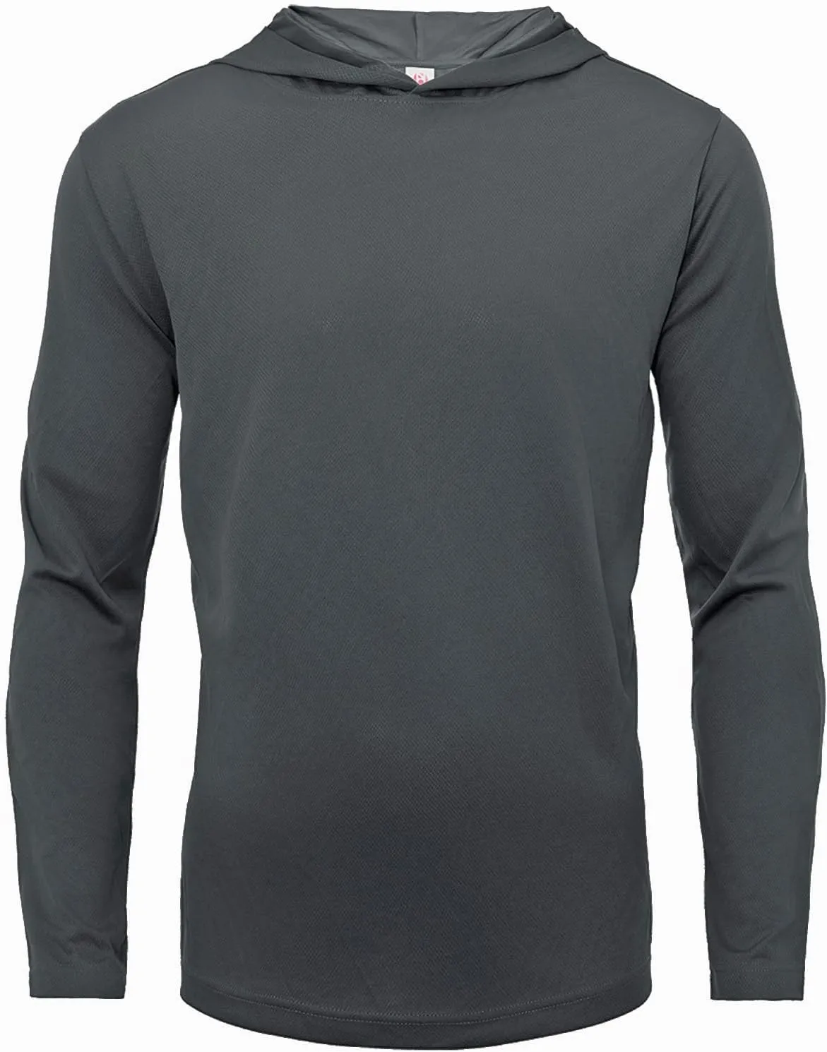 Mens Active Athletic T-Shirts Set Long Sleeve Sun Protective Quick Dry Hoodies Shirt 5 Pack