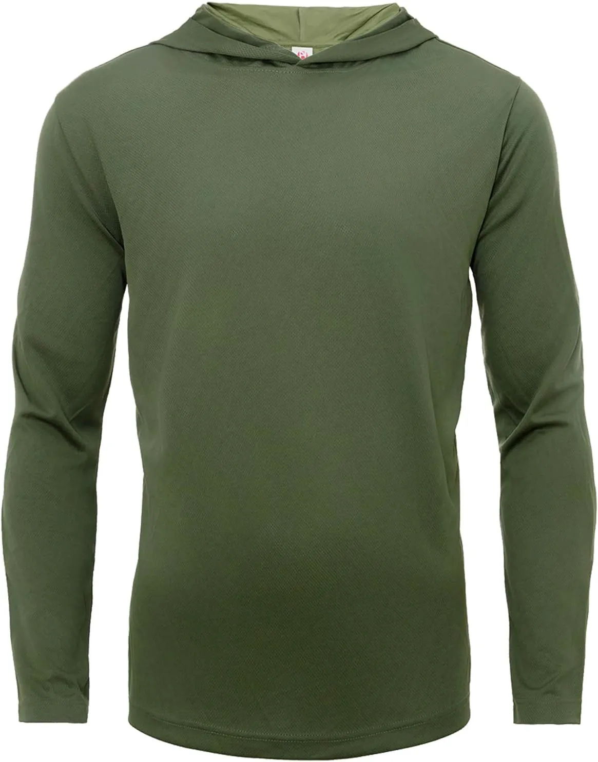 Mens Active Athletic T-Shirts Set Long Sleeve Sun Protective Quick Dry Hoodies Shirt 5 Pack