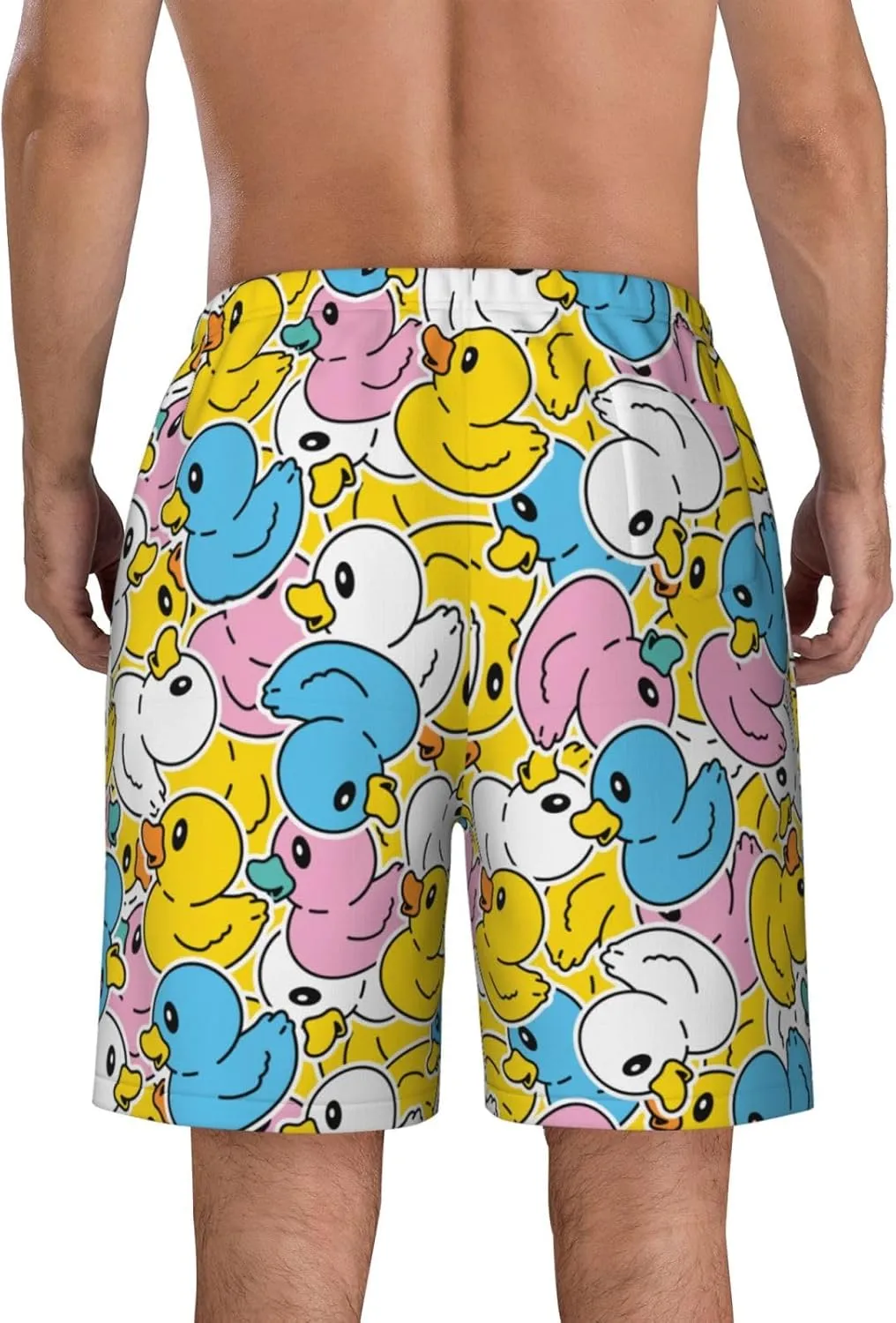Mens Swim Trunks Quick Dry Swim Shorts with Mesh Lining Breathable Men's Beach Pants Swimwear Bathing Suits
