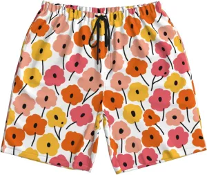 Mens Swim Trunks Quick Dry Swim Shorts with Mesh Lining Breathable Men's Beach Pants Swimwear Bathing Suits