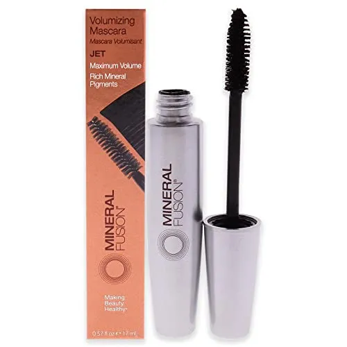 Mineral Fusion Volumizing Mascara, Jet, 0.57 Fl Oz (Pack of 1)